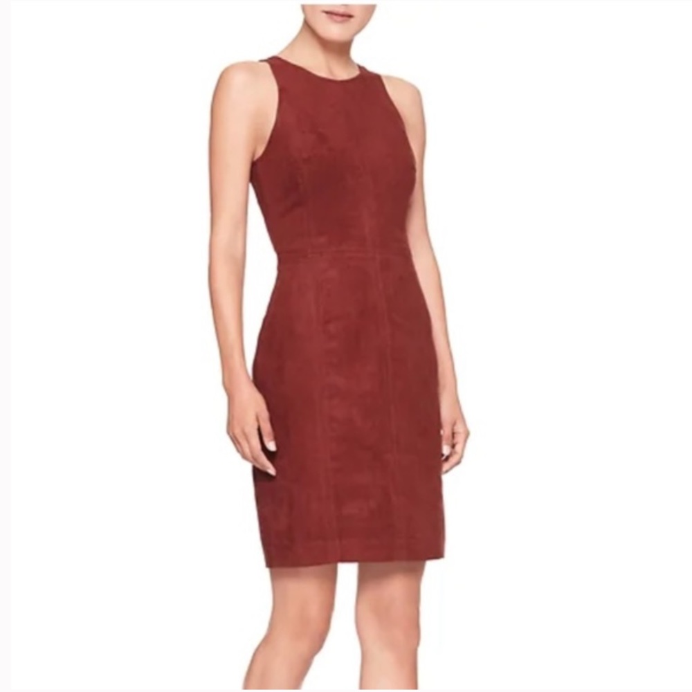 Banana Republic Suede Sheath Dress, 6